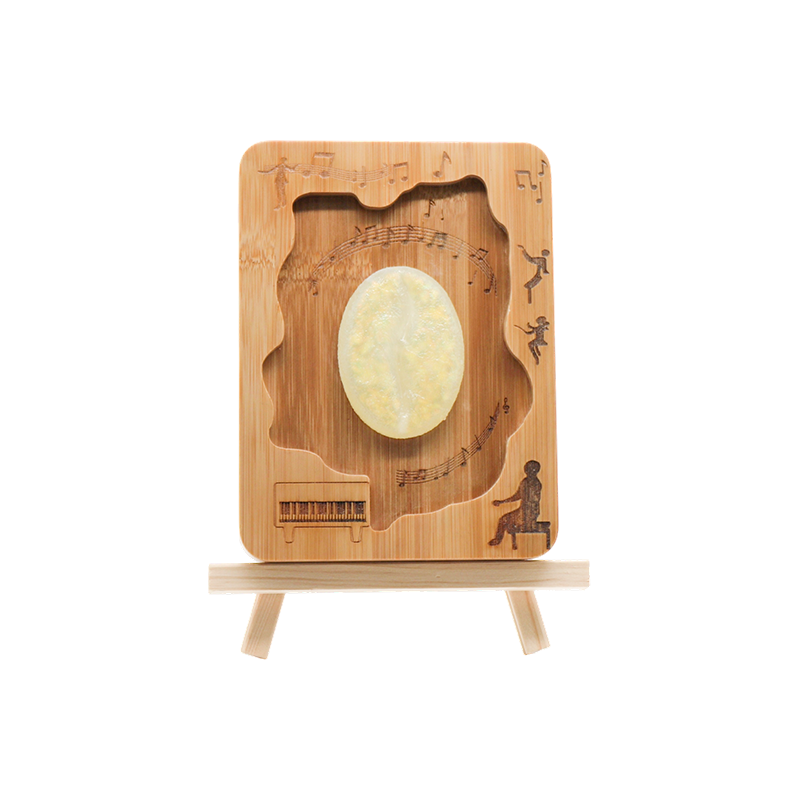 অনিয়মিত ত্রাণ ফ্রেম সঙ্গীত কাঠ শিল্প আলো-শিম শব্দ সময়